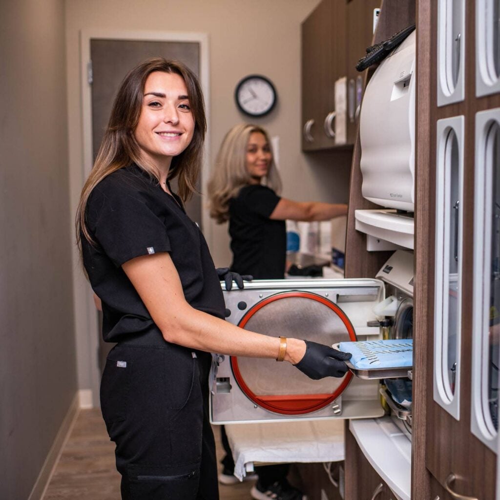 Lightwave hygienist sanitizing tools
