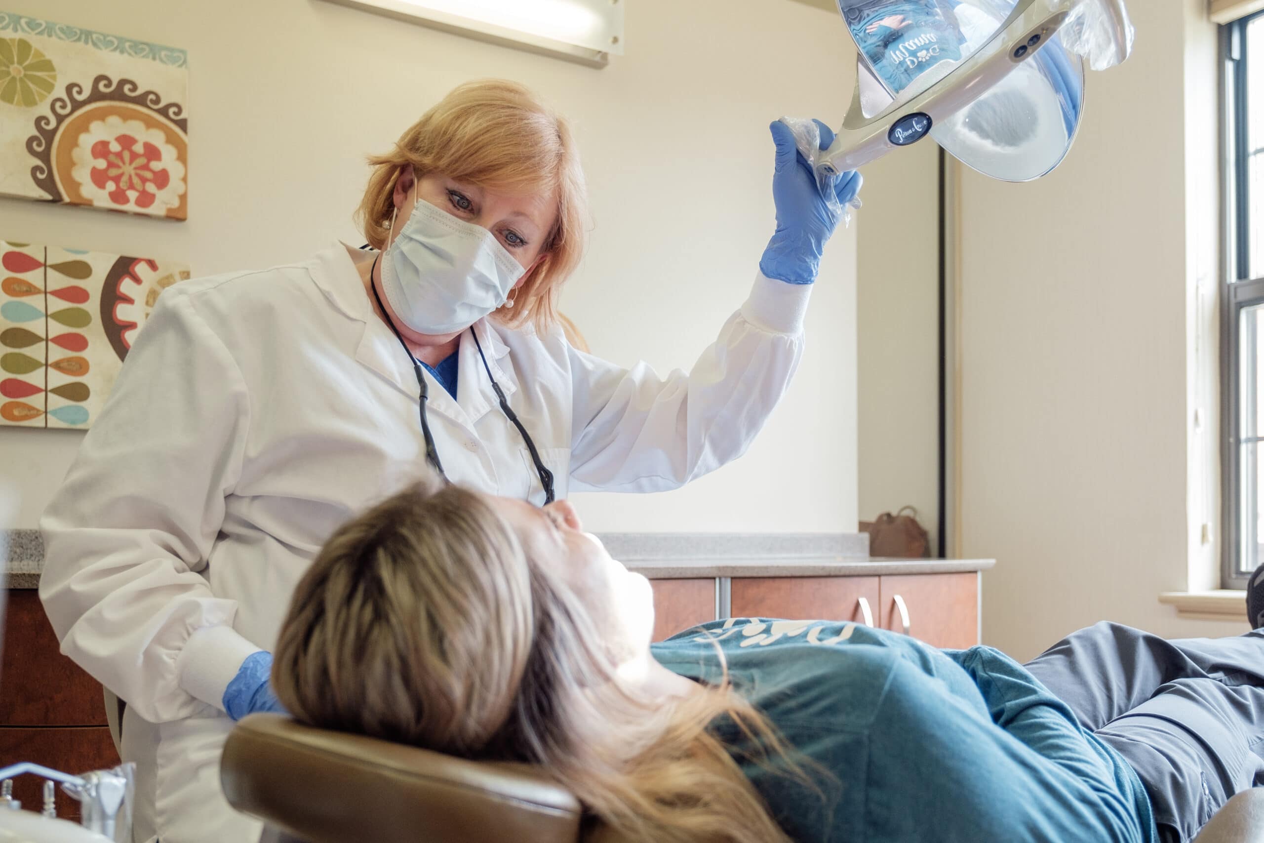 Lightwave Dental Female Doctor with Patient