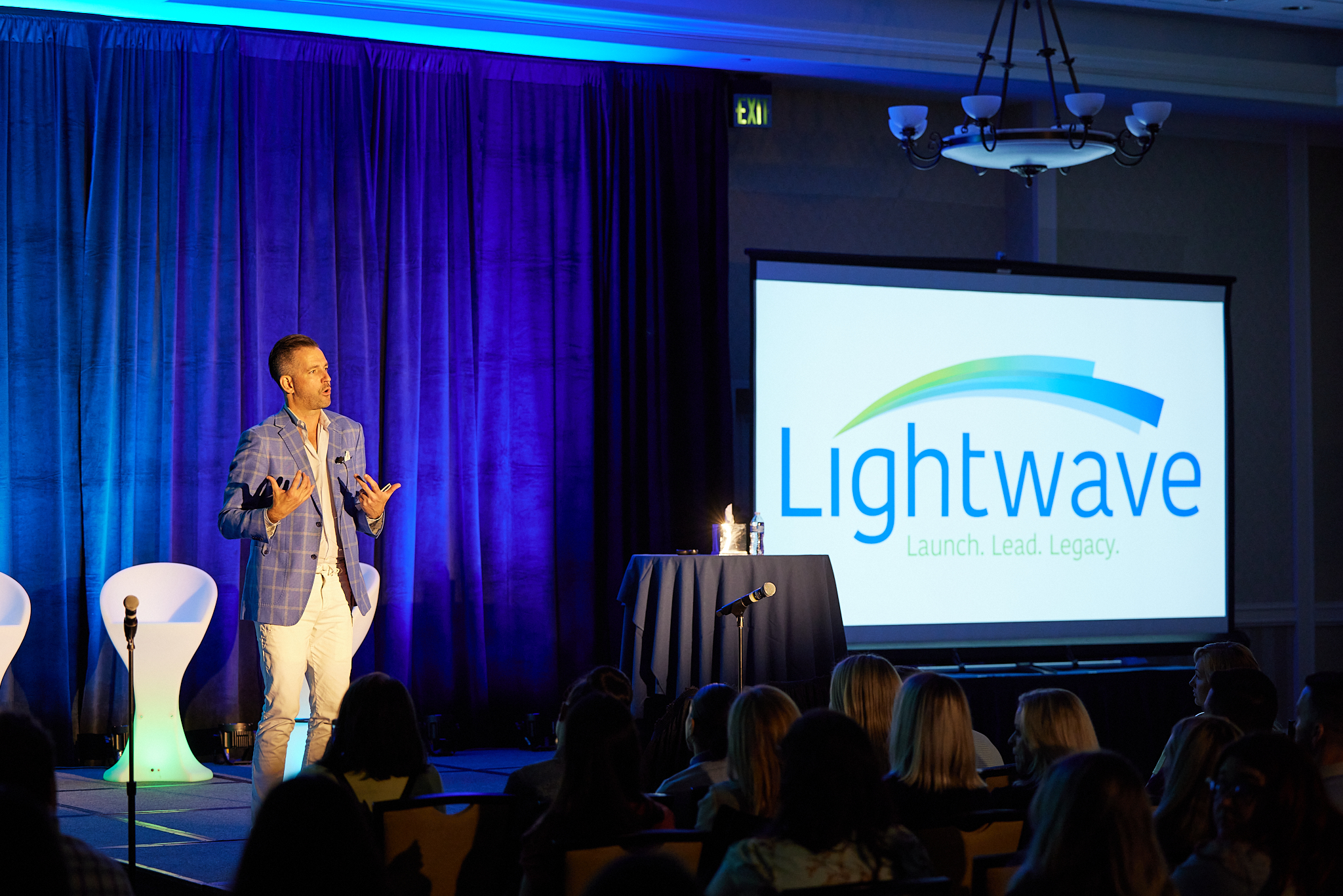 LWD presenter at conference