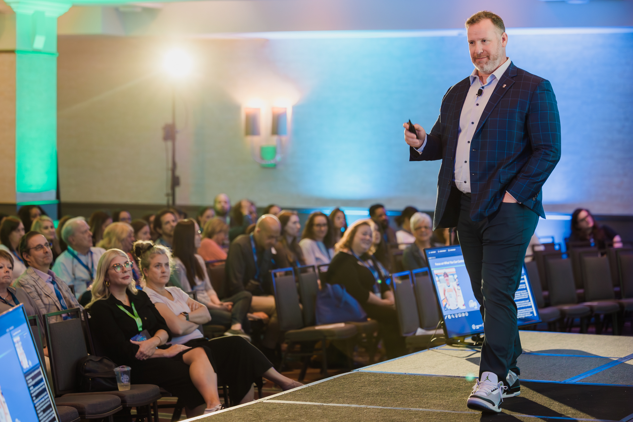 Presenting at the LWD event