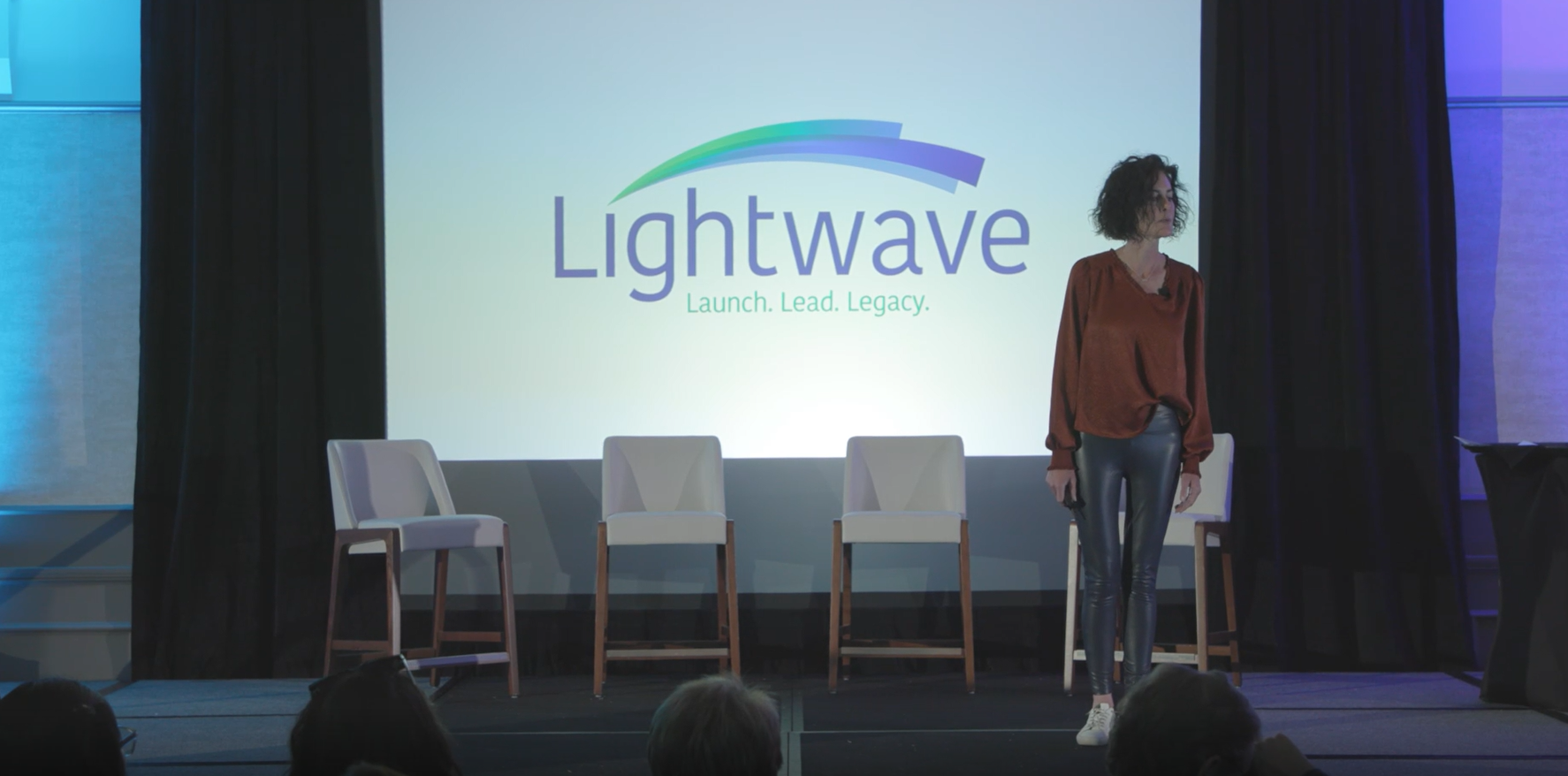 Beth Jones on the LAUNCH on the Road stage