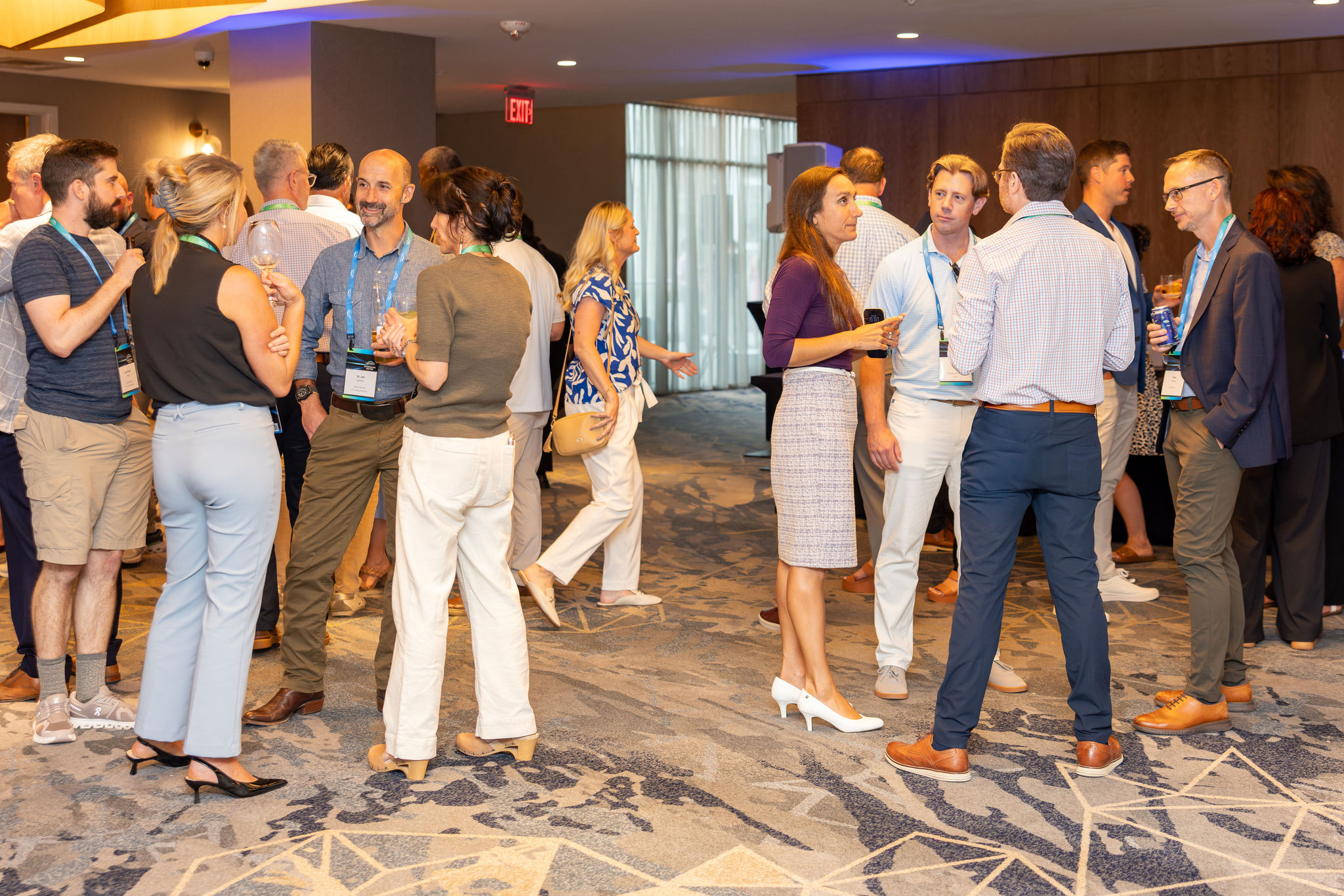 Group photo of dental professionals at a networking event