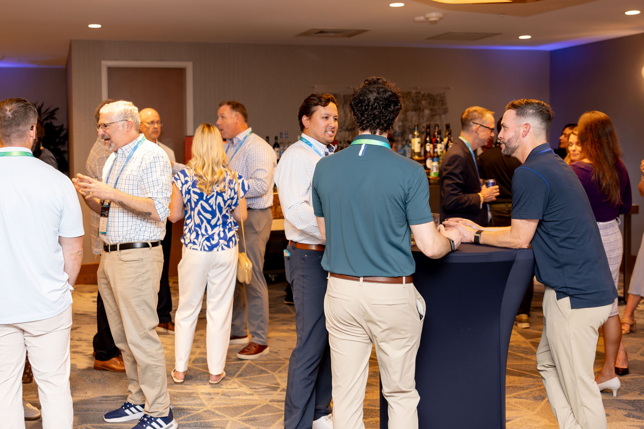 Group photo of dental professionals at a networking event