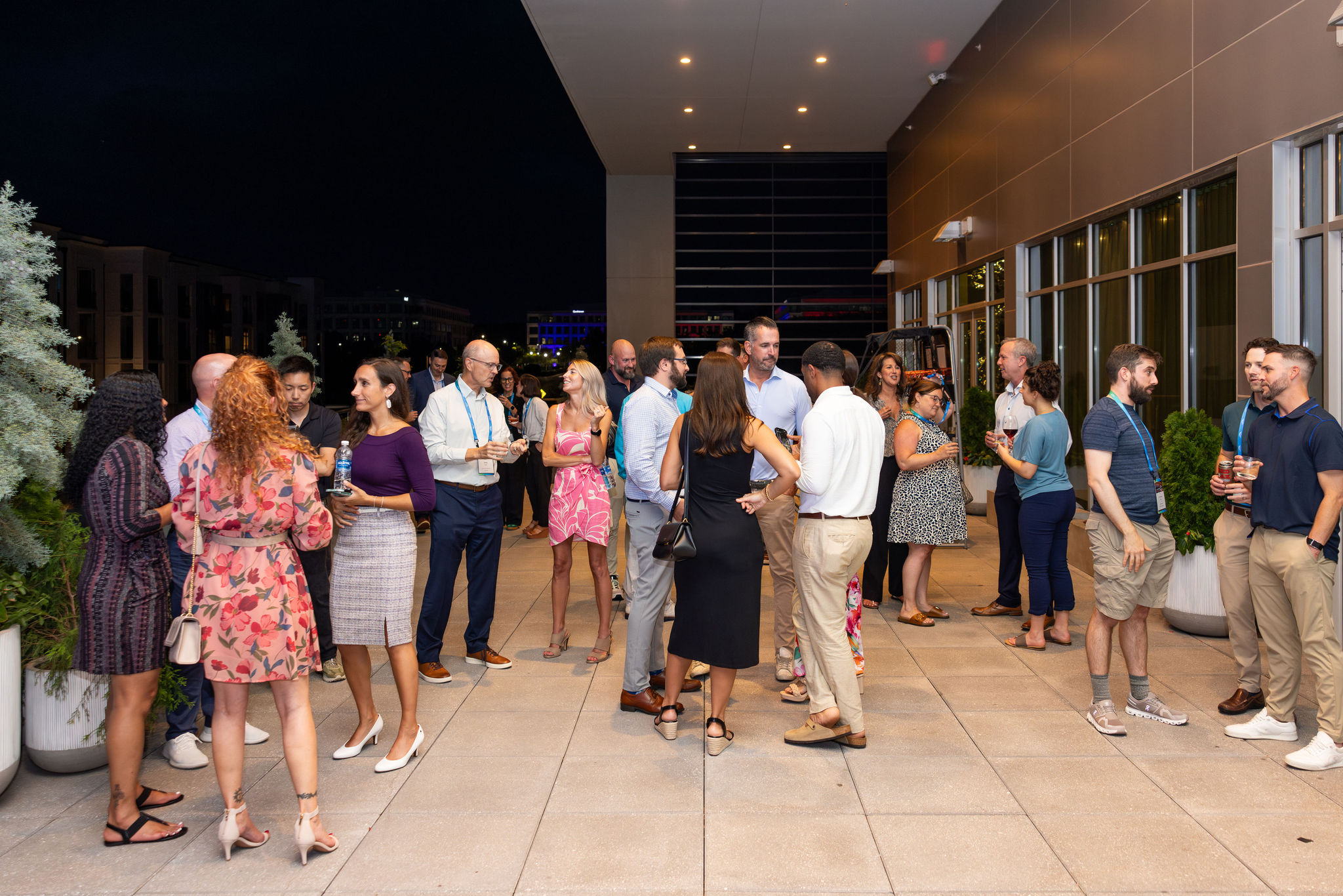 Group photo of dental professionals at a networking event